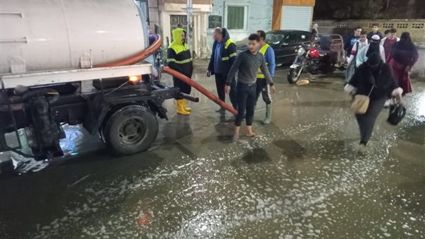 رفع مياه الأمطار