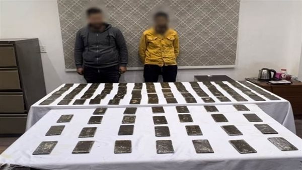 المتهمين والمضبوطات