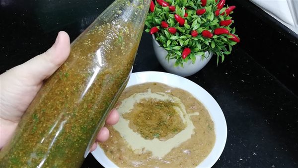 دقة الفول مثل المطاعم