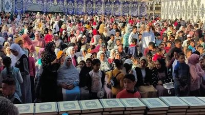 أكبرهم 65 عامًا.. تكريم 2000 حافظ لكتاب الله بجوائز تخطت نصف مليون جنيه بالمحلة