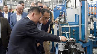 رئيس هنج تونج مصر لـ مدبولي: مصنع الألياف يقام باستثمارات تبلغ 6 ملايين دولار