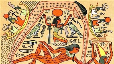 امرأة بـ راية عليها ريشة.. من هي المعبودة إمننت في مصر القديمة؟ 