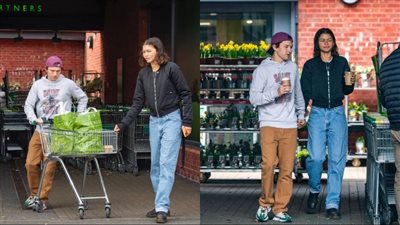 موعد غرامي بسيط.. بطلا أفلام سبايدر مان توم هولاند وزيندايا يشربان القهوة ويتسوقان في لندن