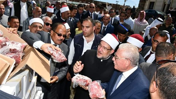 توزيع لحوم صكوك الأوقاف