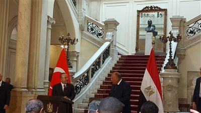 وزير الخارجية التركي: أخي شكري من أول المسؤولين الذين زاروا تركيا لدعمها.. ونشكر مصر على مساعدتها