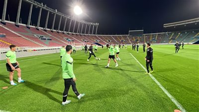 بيراميدز يختتم تدريباته الجماعية قبل مباراة الجيش الملكي