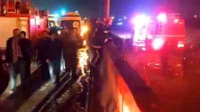 7 سيارات إطفاء للسيطرة على حريق في مواسير بلاستيك بصحراوي الإسكندرية