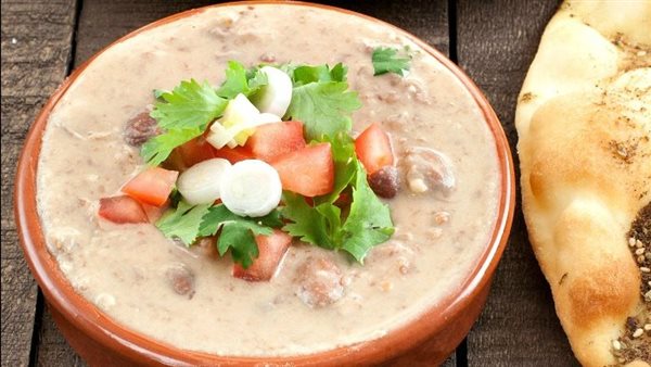 طريقة عمل الفول بالطحينة