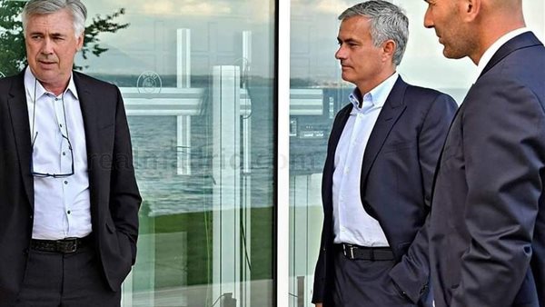 زيدان ومورينيو وأنشيلوتي