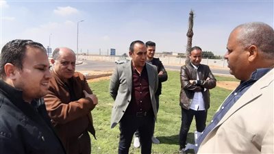 رئيس جهاز الشروق يوجه بتكثيف أعمال الزراعة والتجميل بمداخل المدينة 