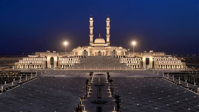 تفاصيل التصميم الداخلي والخارجي لمسجد مصر الكبير بالعاصمة الإدارية 