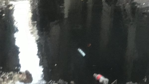 جانب من تجمعات مياه