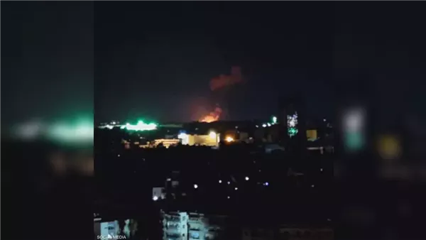 صورة من مواقع القصف