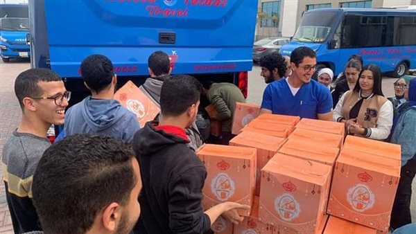 توزيع شنط رمضان بمدينة