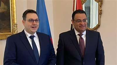 السفير المصري في براج يلتقي وزير خارجية التشيك لبحث العلاقات الثنائية