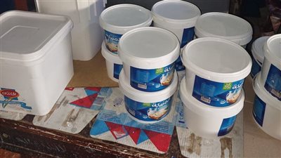 ضبط 1600 عبوة زبادي وجبن وعسل منتهية الصلاحية في أول أيام رمضان بطنطا 