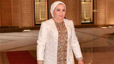 السيدة انتصار السيسي تشارك في عقد قران وزفاف ولي العهد الأردني