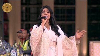 مواهب الدوم أمام الرئيس في حفل سحور بالعاصمة الإدارية الجديدة