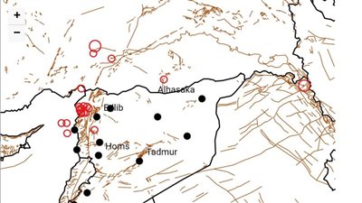 سوريا تسجل 41 هزة أرضية في 24 ساعة.. ومركز الزلازل: توزيعها يشير لعدم استقرار تكتوني