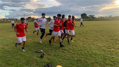 المنتخب الأولمبي يؤدي تدريبه الأول في زامبيا