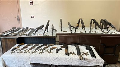  11 بندقية آلية و8 خرطوش.. الداخلية: تنفيذ 617 حكما قضائيا متنوعا في حملة أمنية بأسيوط
