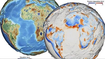 بواسطة رسوم متحركة مذهلة.. شاهد التغيرات التي طرأت على الأرض خلال 100 مليون سنة