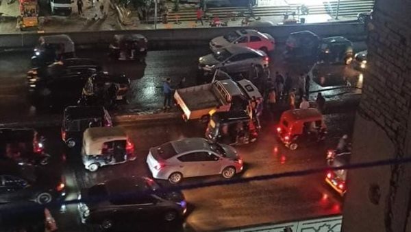 حادث مروري أعلى كوبري