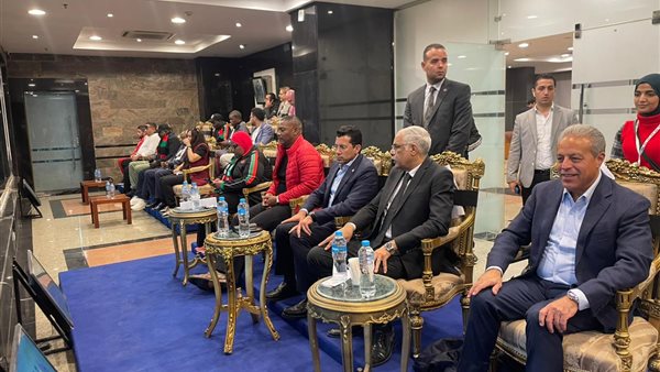 وزير الرياضة خلال