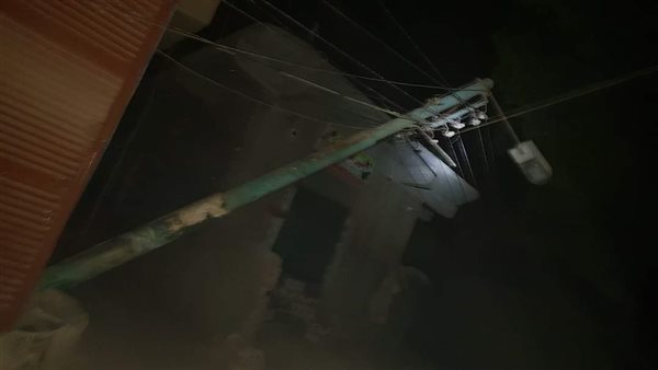 عاصفة ترابية في قنا