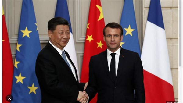 ماكرون والرئيس الصيني