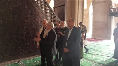 الملك أحمد فؤاد الثاني يزور جامع أحمد بن طولون | صور 