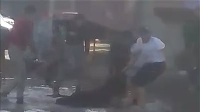 مصرع مُسن صعقًا بالكهرباء وسقوطه في بركة صرف صحي ببورسعيد | صور