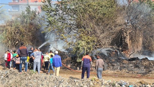 جانب من الحريق 