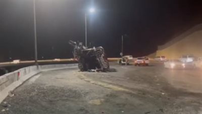 ننشر أول فيديو من حادث أتوبيس المعتمرين بـ عقبة شعار في السعودية