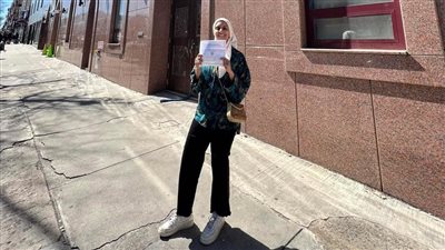 أول تعليق من رنا عبد الحميد بعد حصولها على تصريح رفع الأذان عبر مكبرات الصوت بأمريكا| خاص