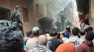 انتداب الأدلة الجنائية لمعاينة حريق شقة سكنية في طنطا