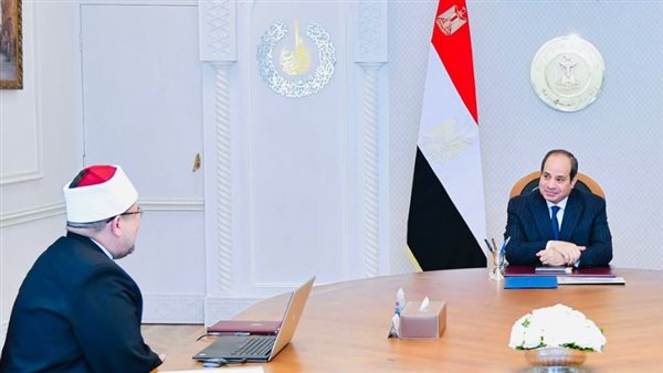 السيسي يجتمع مع وزير