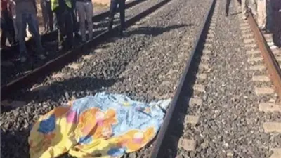 مصرع شخص أسفل عجلات قطار بمزلقان ميت نما بقليوب