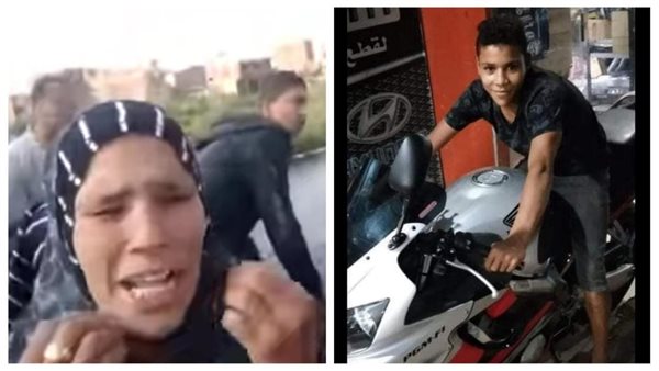 الشاب ووالدته