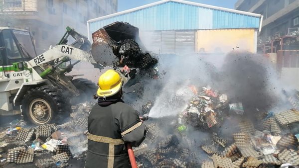 جانب من الحريق 